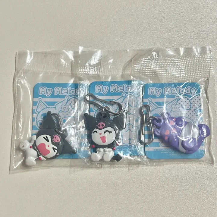 [BUNJANG] Sanrio Classic My Melody Kuromi Keychain Set / 고전 마이멜로디 쿠로미 키링 세트 고전키티