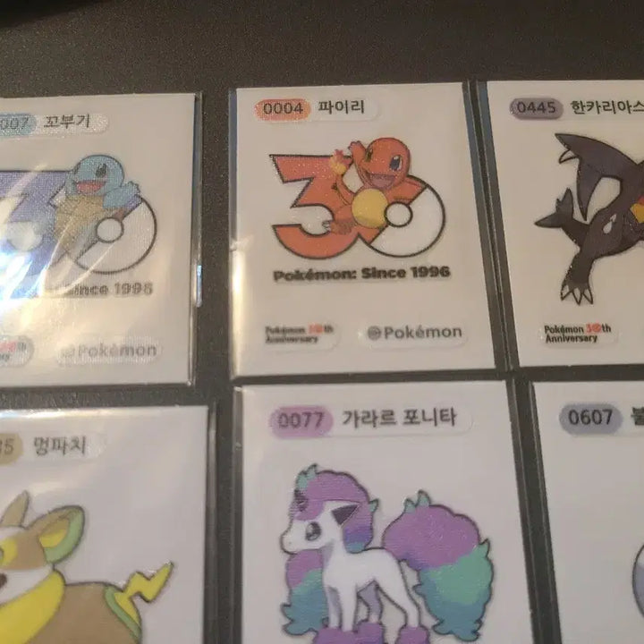 [BUNJANG] Pokemon 30th Anniversary Ddiddys Bundle Set / 포켓몬스터 30주년 띠부씰 일괄 판매합니다