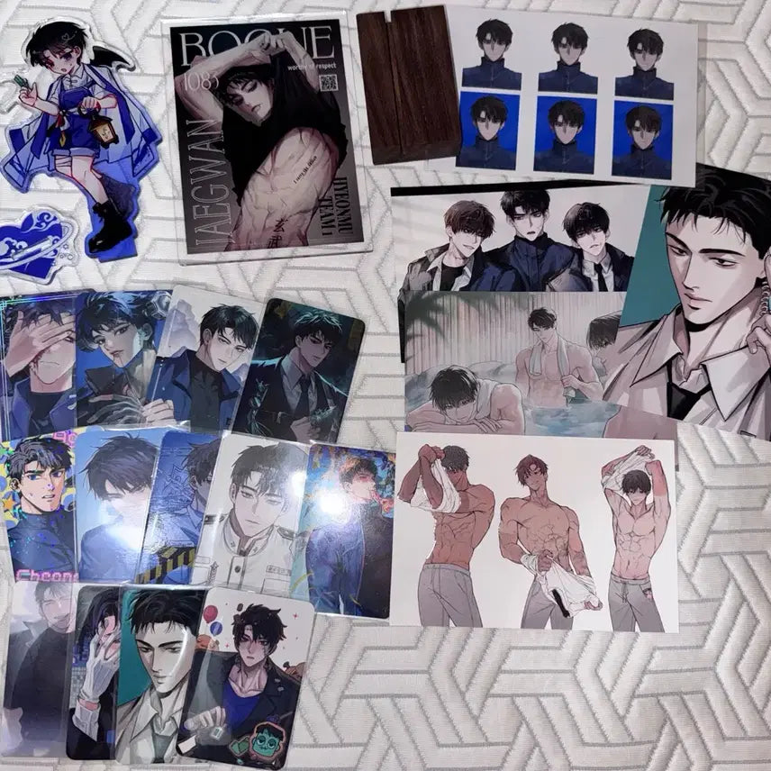 [BUNJANG] Ryujjaegwan Acrylic Stand Photocard Postcard Bundle Set / 괴담출근 류재관 아크릴스탠드 포카 엽서 일괄