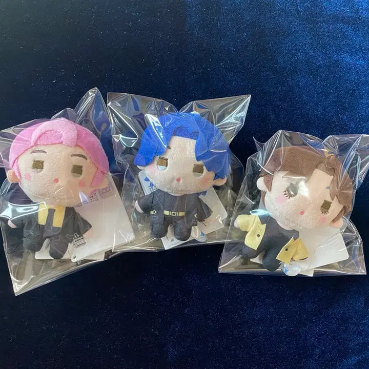 [BUNJANG] BTS TinyTAN Butter Mascot Plush Set (RM, Jung Kook, V) / BTS TinyTAN 모아플러스 마스코트 누이 butter 3종 일괄
