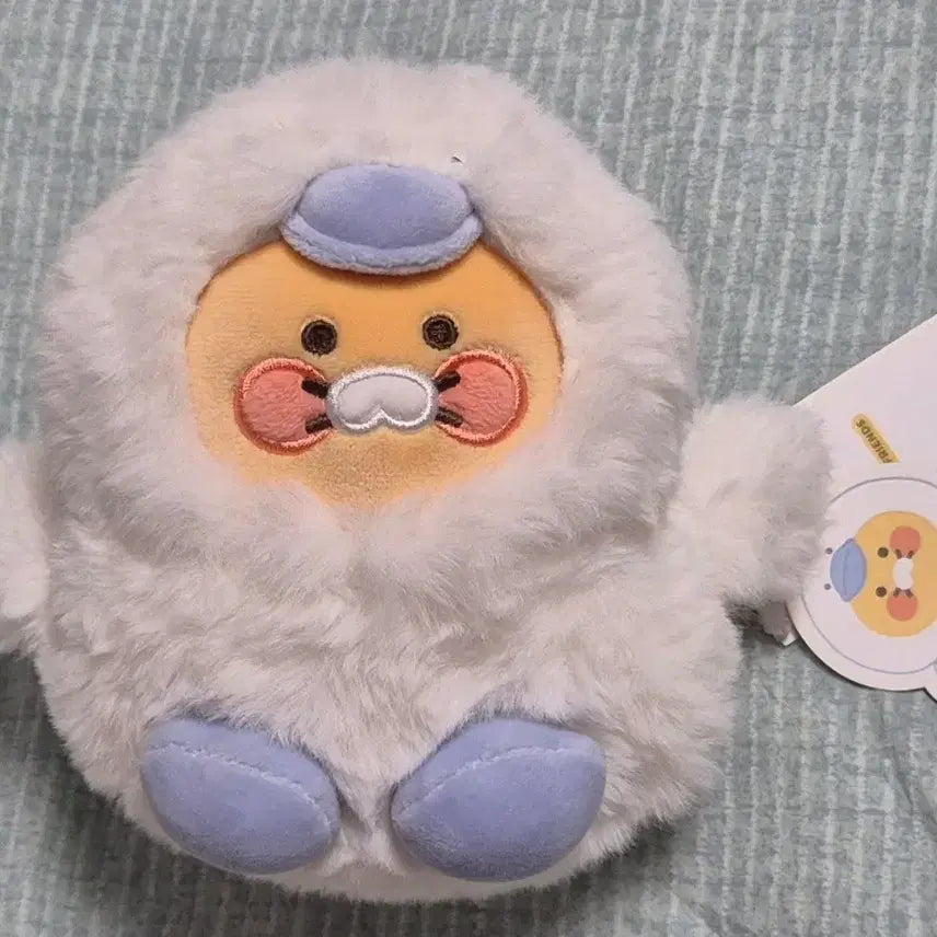 [BUNJANG] Kakao Friends White Edition Snow Duck Chunsik Mini Doll / 카카오프렌즈 화이트 에디션 눈오리 춘식이 미니 인형