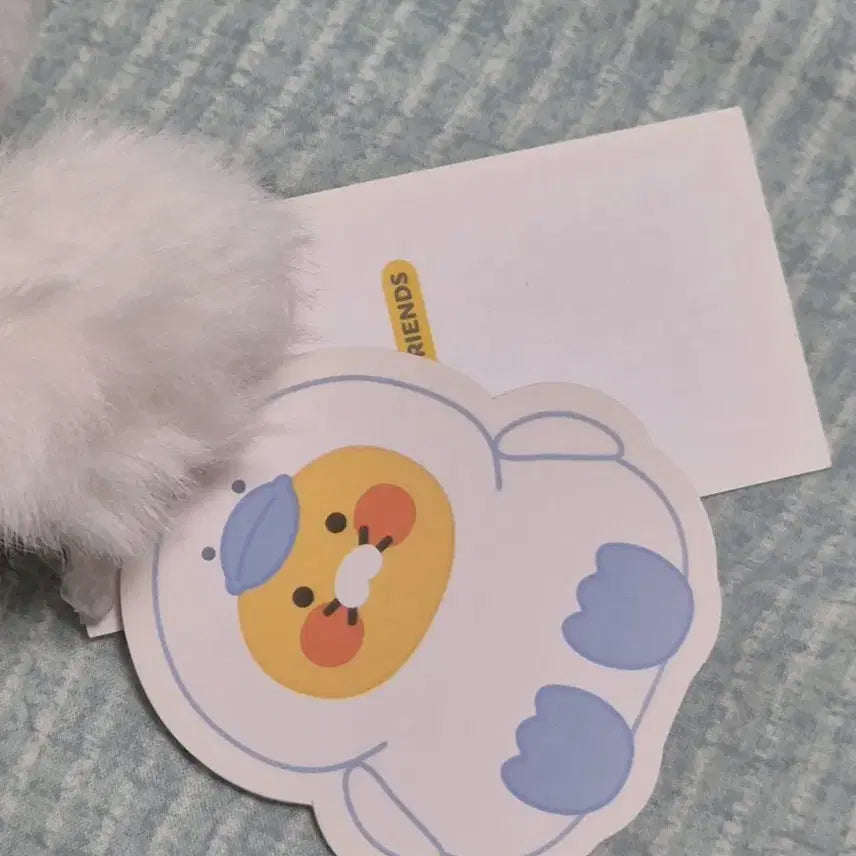 [BUNJANG] Kakao Friends White Edition Snow Duck Chunsik Mini Doll / 카카오프렌즈 화이트 에디션 눈오리 춘식이 미니 인형