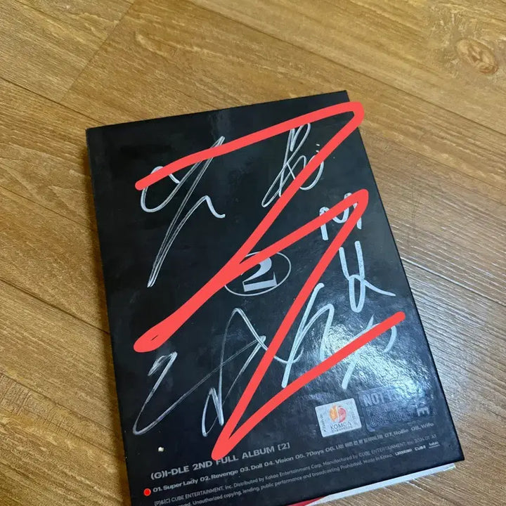 [BUNJANG] (G)I-DLE 2nd Album Super Lady Signed CD / 아이들 정규2집 싸인시디