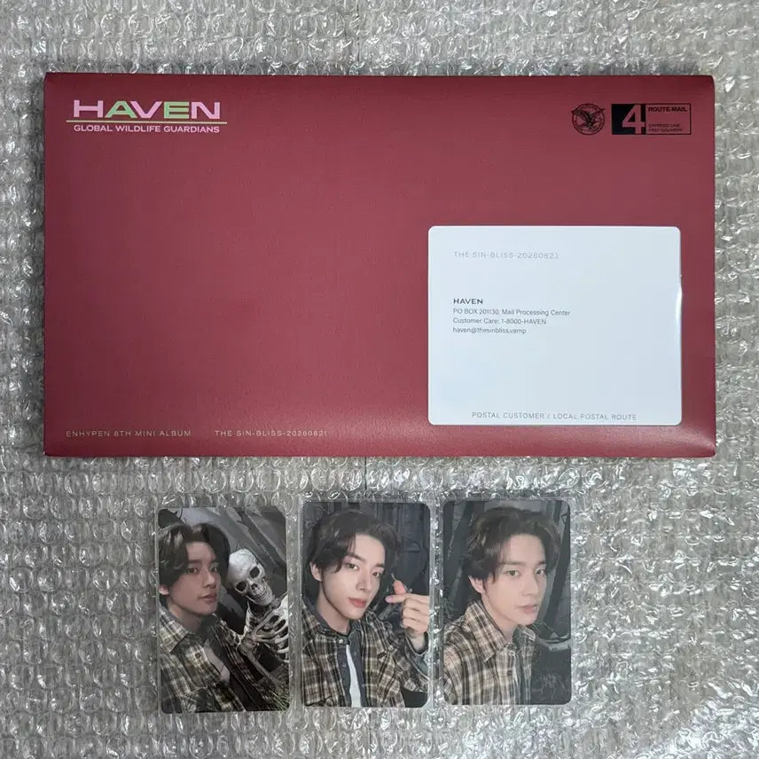 [BUNJANG] ENHYPEN The Sin: Bliss Jake Engine Edition Album Set (Unsealed) / 엔하이픈 The Sin: Bliss 더씬 블리스 제이크 엔진반 세트 풀구성 개봉 앨범