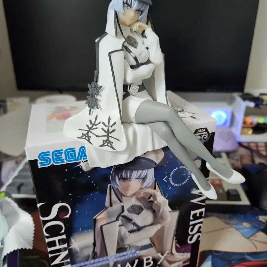 [BUNJANG] RWBY Weiss Schnee Noodle Stopper Figure / rwby 와이스 슈니 누들스토퍼 피규어