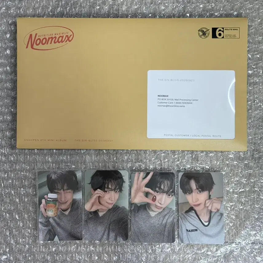 [BUNJANG] ENHYPEN The Sin: Bliss Sunoo Album Set (Engine Version) / 엔하이픈 The Sin: Bliss 더씬 블리스 선우 엔진반 세트 풀구성 개봉 앨범