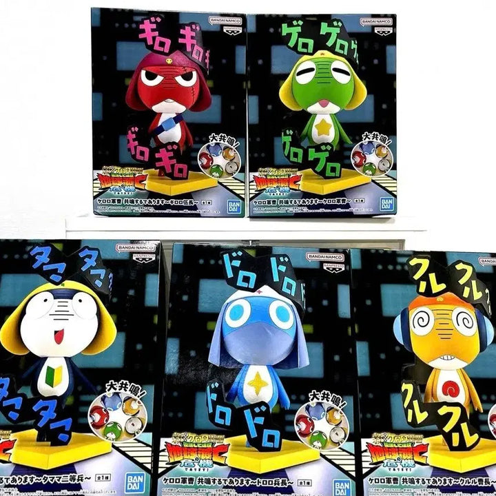 [BUNJANG] Keroro GongMyung 5-Piece Figure Set / 12만원  케로로 공명 입니다 5종 일괄 세트 피규어