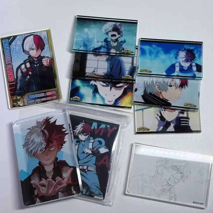 [BUNJANG] My Hero Academia Todoroki Shoto Acrylic Block Bundle Set / 히로아카 토도로키 쇼토 아크릴 블럭 일괄