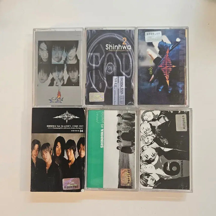 [BUNJANG] Shinhwa Cassette Tape Collection (Vol. 1-6) / 신화 카세트 테이프
