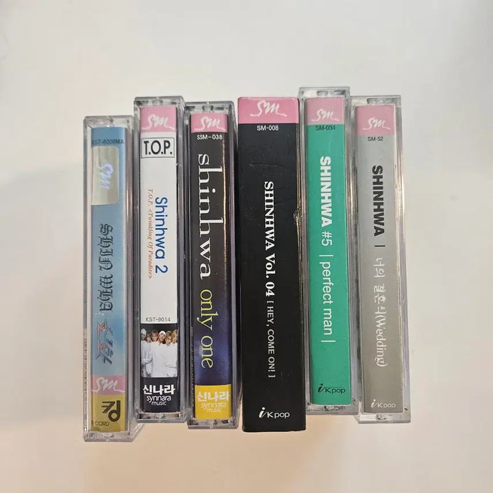 [BUNJANG] Shinhwa Cassette Tape Collection (Vol. 1-6) / 신화 카세트 테이프