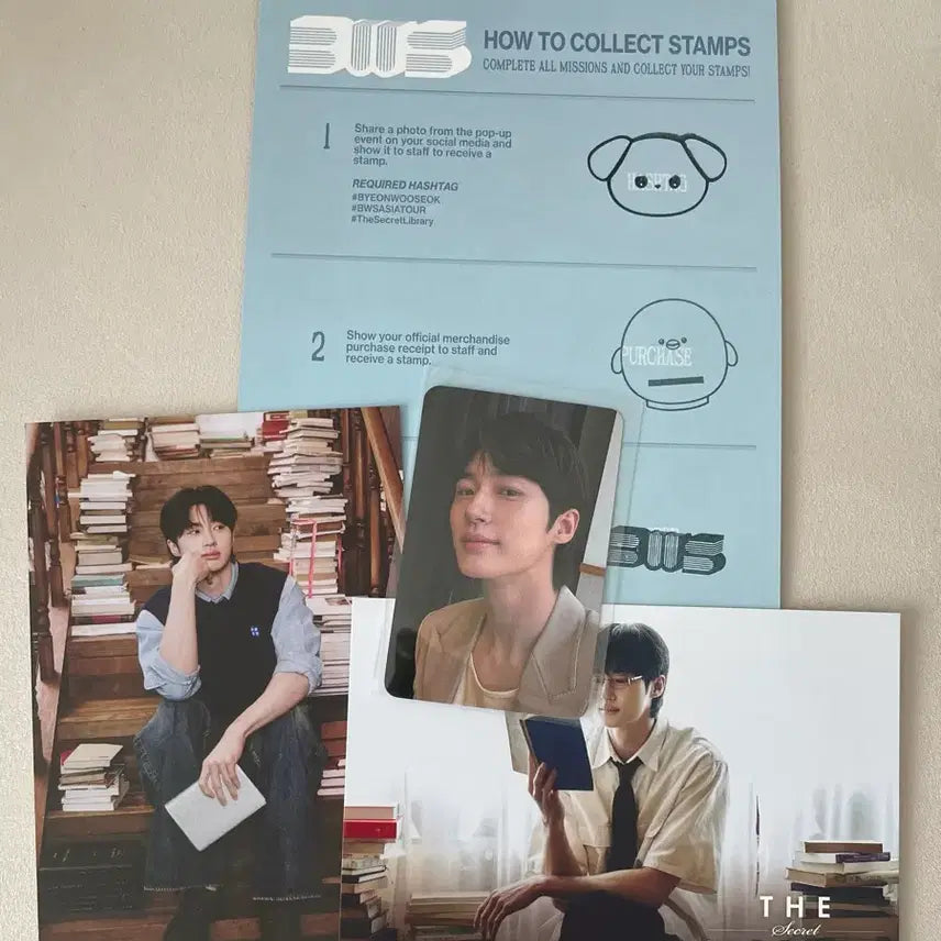 [BUNJANG] Byeon Woo Seok Bangkok Pop-up Store POB Photocard Set / 변우석 방콕 팝업스토어 포카 특전
