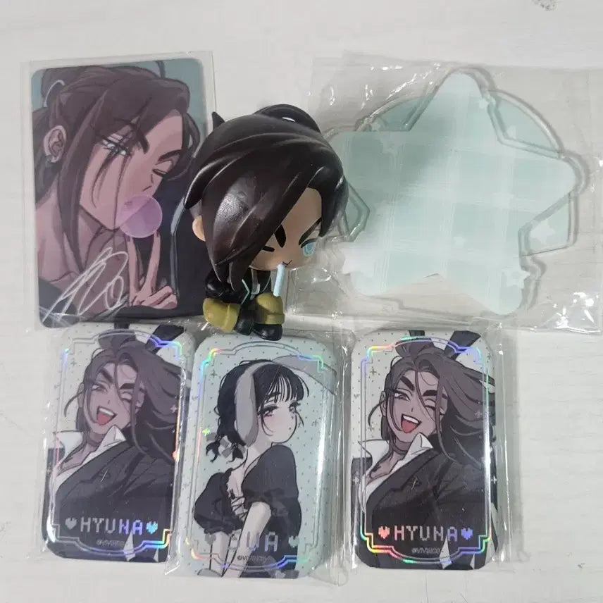 [BUNJANG] A-Stage Alien Stage Figure Can Badge Photocard Set / 에이스테 에일리언스테이지 피규어 캔뱃지 포토카드 세트