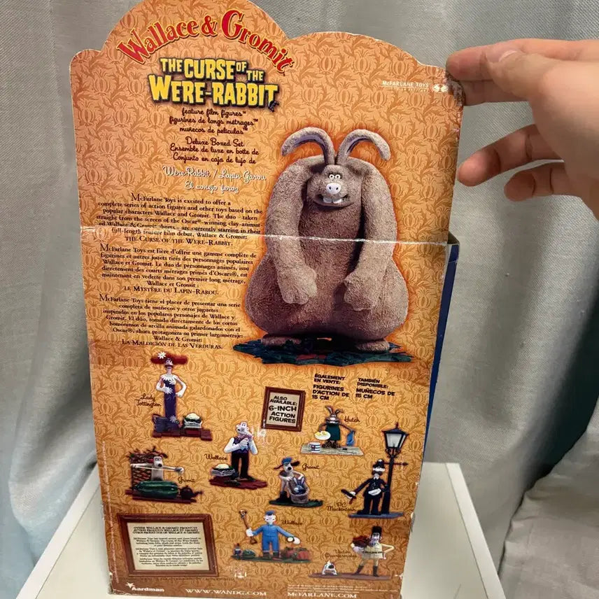 [BUNJANG] Wallace &amp; Gromit Giant Rabbit Figure / 월레스와 그로밋 거대토끼 피규어 팜