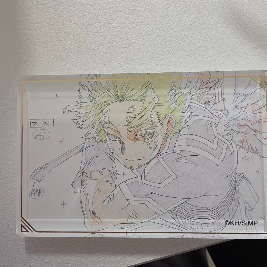 [BUNJANG] My Hero Academia Hawks Original Art Acrylic Block / 나의히어로아카데미아 호크스 원화 아크릴 블럭 블록 나히아 히로아카