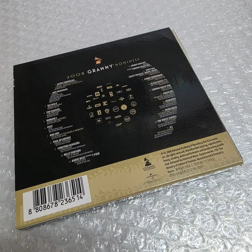 [BUNJANG] Grammy Nominees 2008 CD / Grammy Nominees 2008