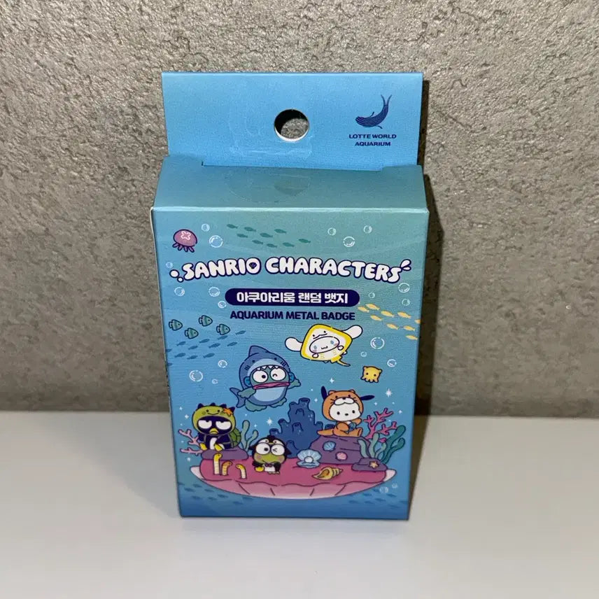 [BUNJANG] Sanrio Aquarium Collaboration Random Badge Cinnamoroll Ray / 산리오 아쿠아리움 랜덤 뱃지 시나모롤 가오리