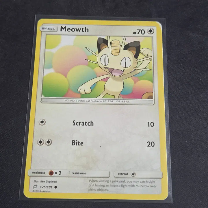 [BUNJANG] Pokemon Card North American Edition Meowth 125/181 / [포켓몬 카드] 북미판 나옹 125/181