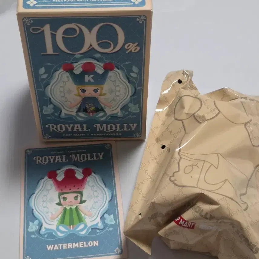 [BUNJANG] POP MART Royal Molly 100% Series 1 Watermelon / POP MART 로얄 몰리 100% 시리즈 1 워터멜론