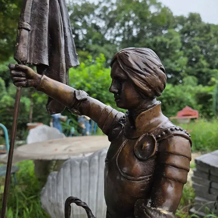 [BUNJANG] Bronze Sculpture of Horse and Knight / 브론즈 조각상