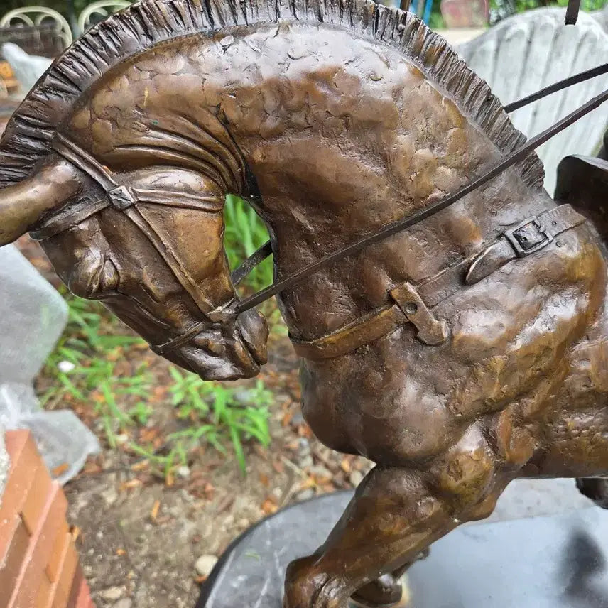 [BUNJANG] Bronze Sculpture of Horse and Knight / 브론즈 조각상