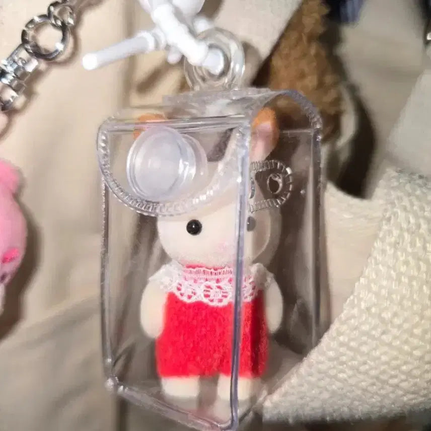 [BUNJANG] Sylvanian Families Clear PVC Pouch / 실바니안 클리어 인형 파우치 pvc