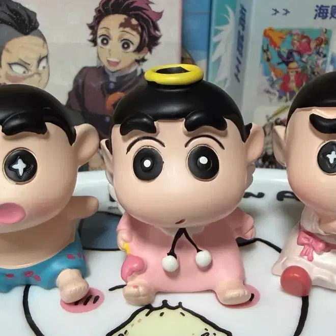 [BUNJANG] Crayon Shin-chan 3-Figure Set / 짱구피규어 3종 세트