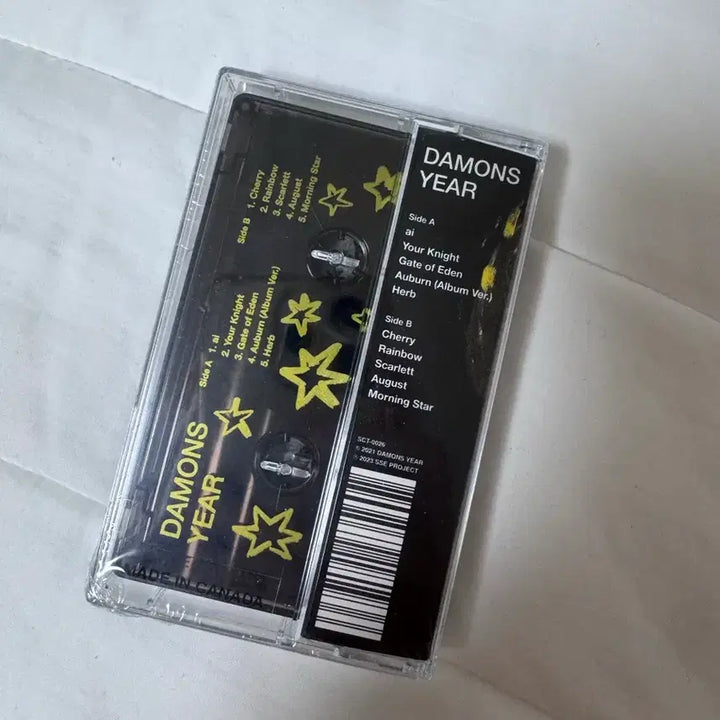 [BUNJANG] Damonsyear Headache Cassette Tape (Sealed) / 미개봉 데이먼스이어 headache 카세트테이프 판매합니다