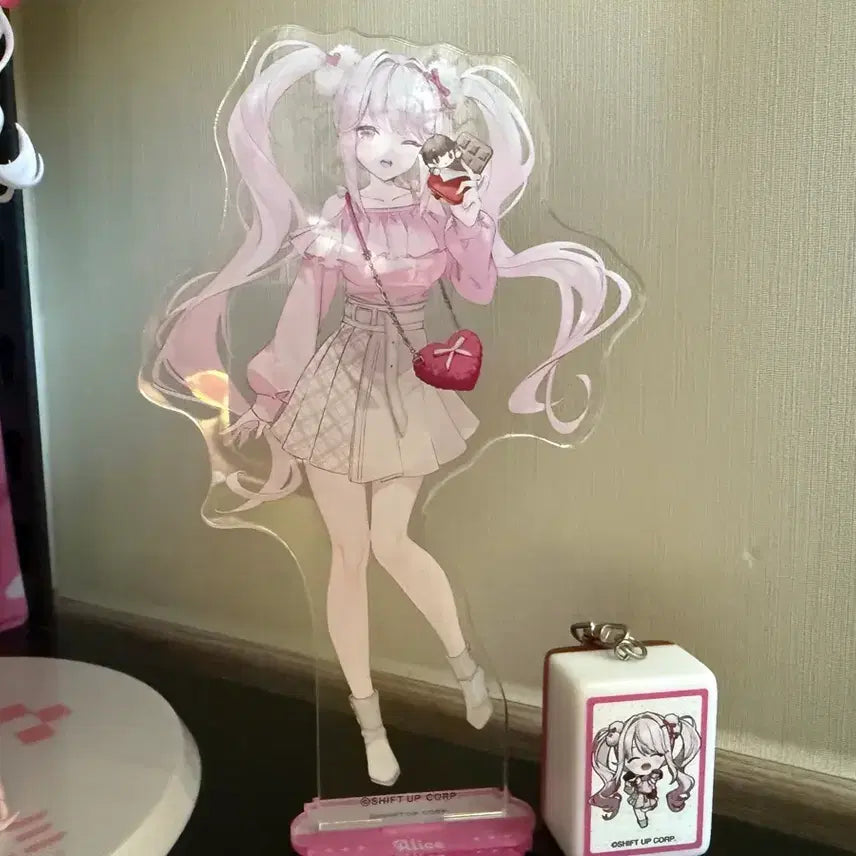 [BUNJANG] Nier: Automata Alice Valentine Acrylic Standee / Keychain Block / 니케 앨리스 발렌타인 아크릴굿즈/키링블럭
