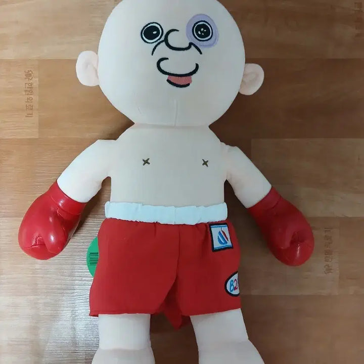 [BUNJANG] Boxing Chubby Plush Toy - Medium / 복싱 다친 빵빵이 중형 인형