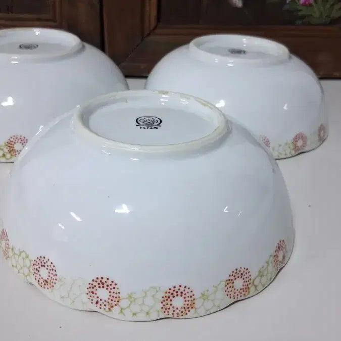 [BUNJANG] Haengnam Porcelain Vintage 3-Piece Bowl Set / 빈티지. 행남사그릇3p