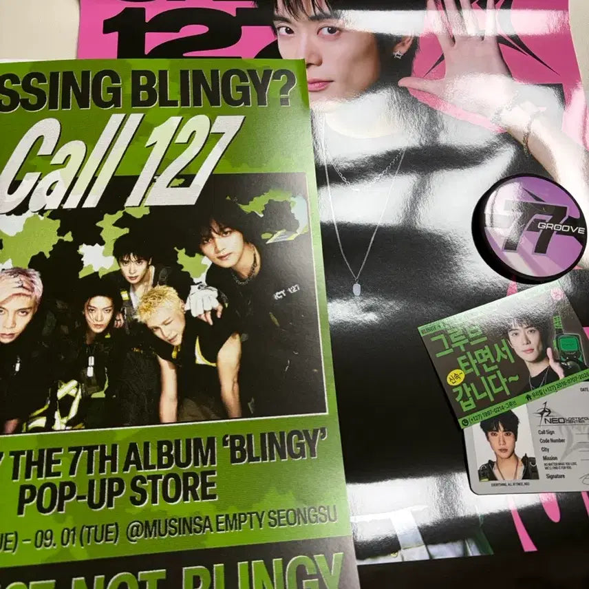 [BUNJANG] NCT 127 Jaehyun BLINGY POP-UP Full Set / NCT 엔시티 127 재현 풀세트) 블링이 BLINGY 팝업 POP-UP 재현