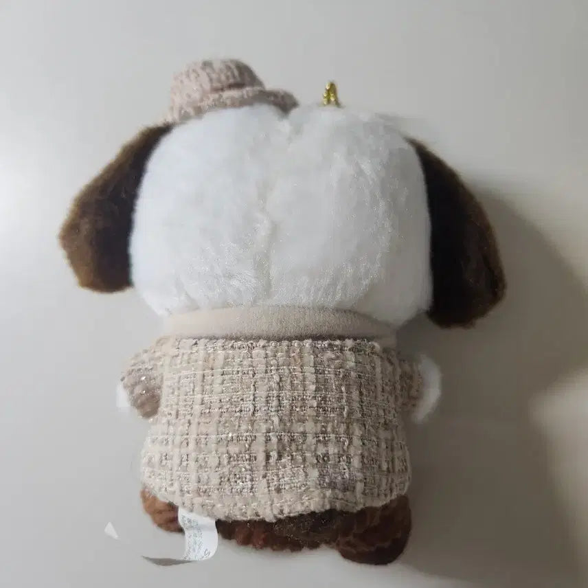 [BUNJANG] Sanrio Pochacco Tweed Mascot Charm / 산리오 포챠코 트위드 마스코트 양도