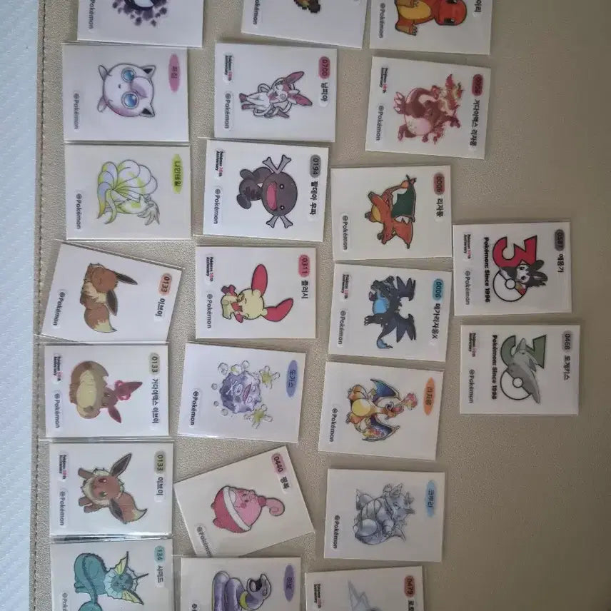 [BUNJANG] Pokemon Stickers Bundle / 포켓몬 띠부씰  팔아요