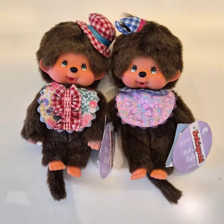 [BUNJANG] Papa x Monchhichi Collaboration Plush Toy Set / 파파 콜라보 몬치치 인형 세트(정품)
