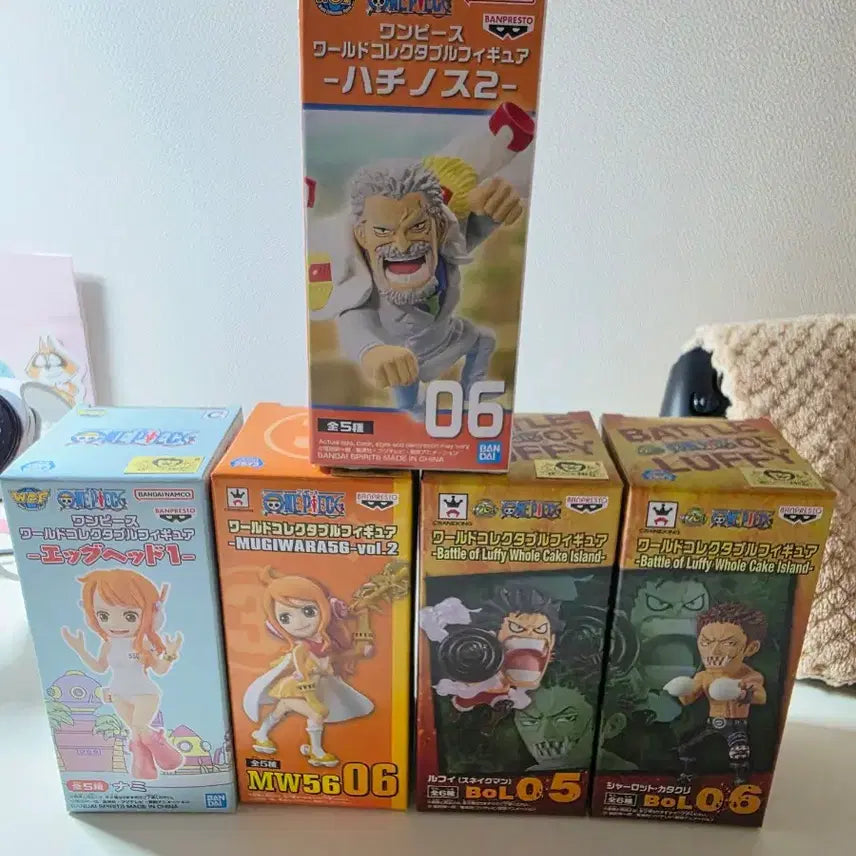 [BUNJANG] One Piece World Collectable Figure 5-Type Set / 원피스 월드 콜렉터블 피규어 5종 팝니다 택포
