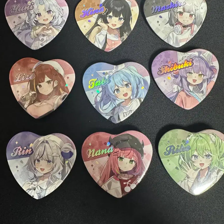 [BUNJANG] Stellive Spring Picnic Can Badge Set / 스텔라이브 봄빛데이트 캔뱃지 전종