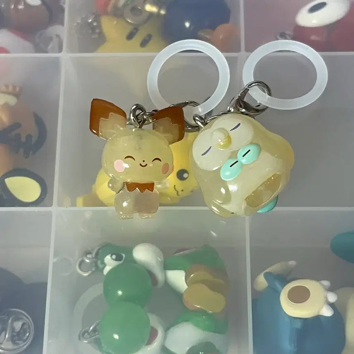 [BUNJANG] Pokemon Pocket Monsters Mezurushi Pichu/Noctowl Bundle Set / [일괄] 포켓몬스터 포켓피스 메지루시 피츄 나올빼미