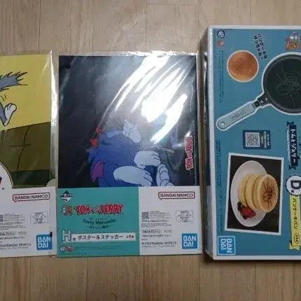 [BUNJANG] Tom and Jerry Bundle Pan and Ichiban Kuji Poster / 톰과제리 굿즈 일괄  톰과제리 프라이팬 톰과제리 제일복권