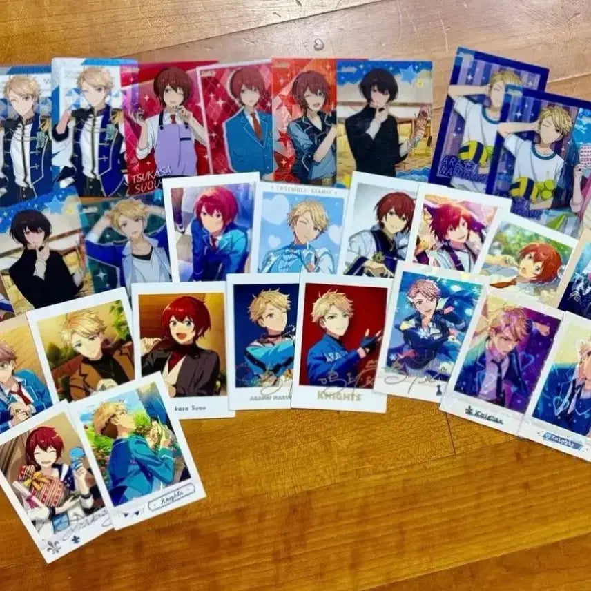[BUNJANG] Ensemble Stars! Knights" Ritsu, Arashi, Tsukasa Pasha/Shot Sca/Clear Card Bundle Set / 앙스타 나이츠 리츠 아라시 츠카사 파샤 파샷츠 클카 일괄