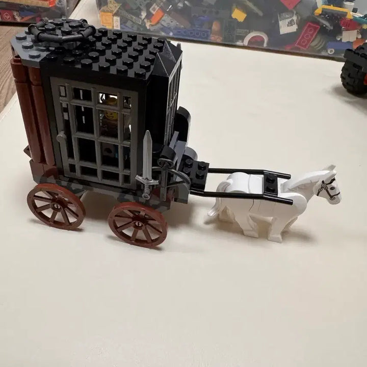 [BUNJANG] LEGO Castle Carriage Set (Excludes Horse) / 레고캐슬 마차 피규어포함(말제외)