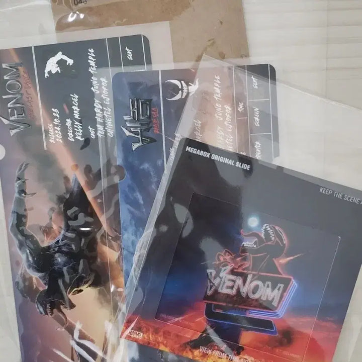 [BUNJANG] Venom 3 TTT, Stickers, Art Card, Slide Set / 베놈3 TTT, 스티, 아트카드, 슬라이드등