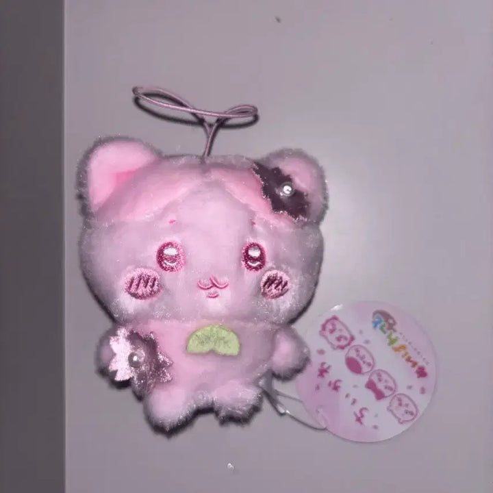 [BUNJANG] Cheekawaii Hachiware Cherry Blossom Mascot Plush Keychain / 치이카와 하치와레 먼작귀 벚꽃 마스코트 누이 키링 인형