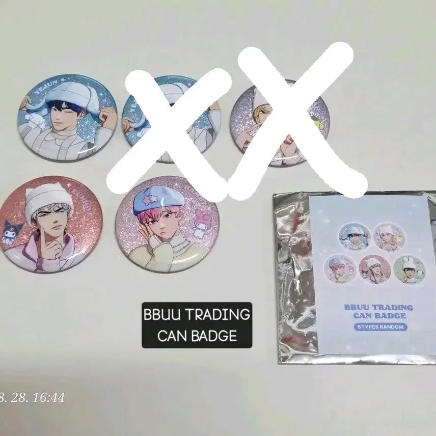 [BUNJANG] PLAVE Ppoo Button Badge Set (Yejun, Eunho, Bamby) with Button Badge Holder Bundle Set / 플레이브 뿌 캔뱃지 예준 은호 밤비 + 캔뱃지 홀더 일괄