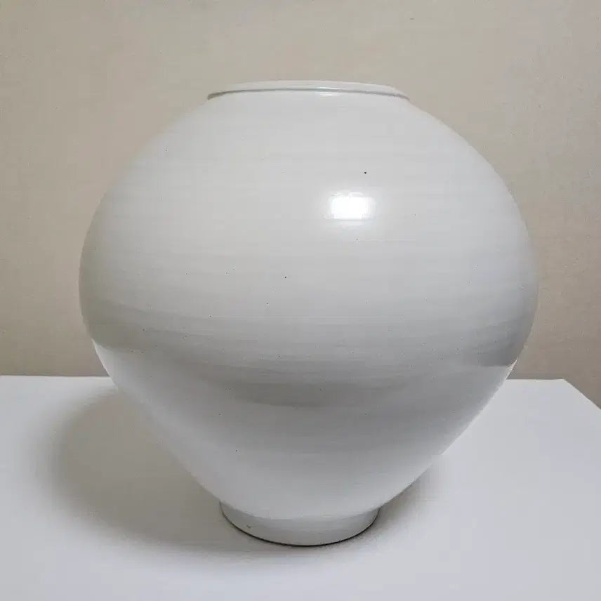 [BUNJANG] Large Matte Moon Jar (40cm) / 대형 무광 달항아리 1번 (40cm)