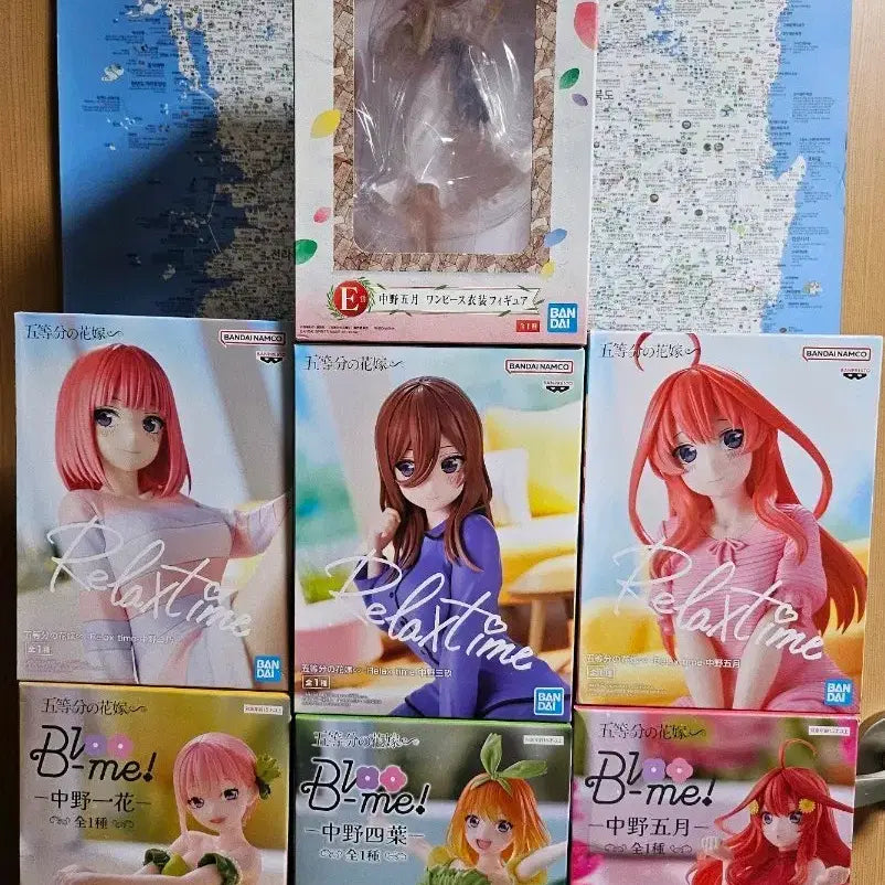[BUNJANG] The Quintessential Quintuplets Figure Set / 오등분의 신부 7종 일괄