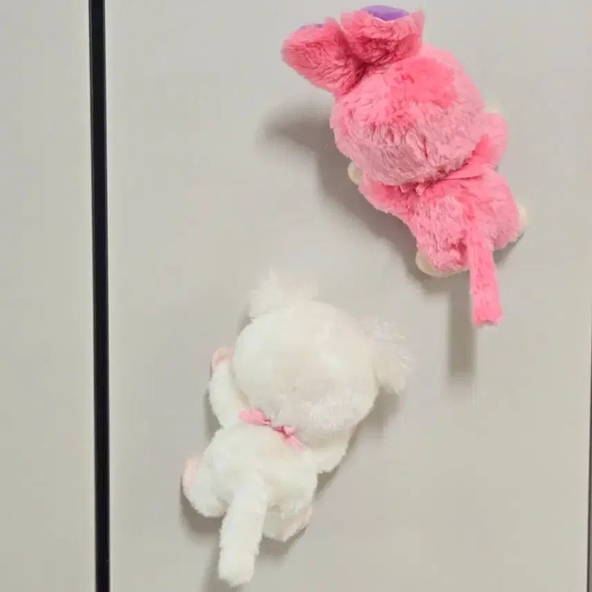 [BUNJANG] Cubic Rabbit Monchhichi Magnetic Paw Plush Doll / 큐빅토끼 몬치치 손, 발 자석 봉제인형
