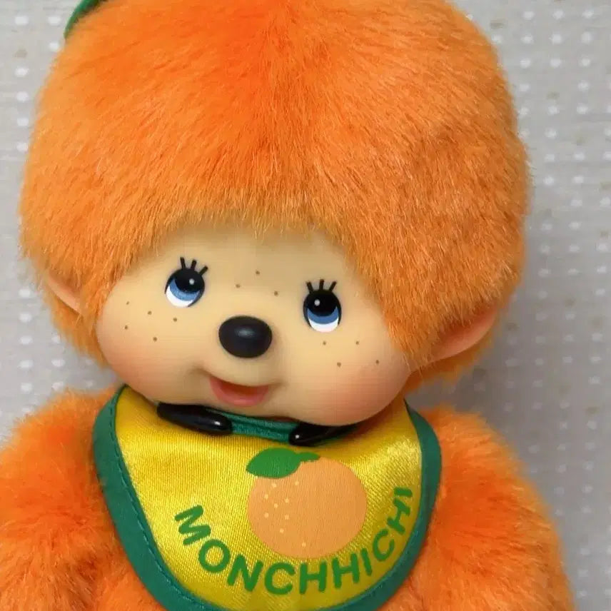 [BUNJANG] Limited Edition Orange Monchhichi Doll / 새상품급 지역한정 귤(오렌지) 몬치치