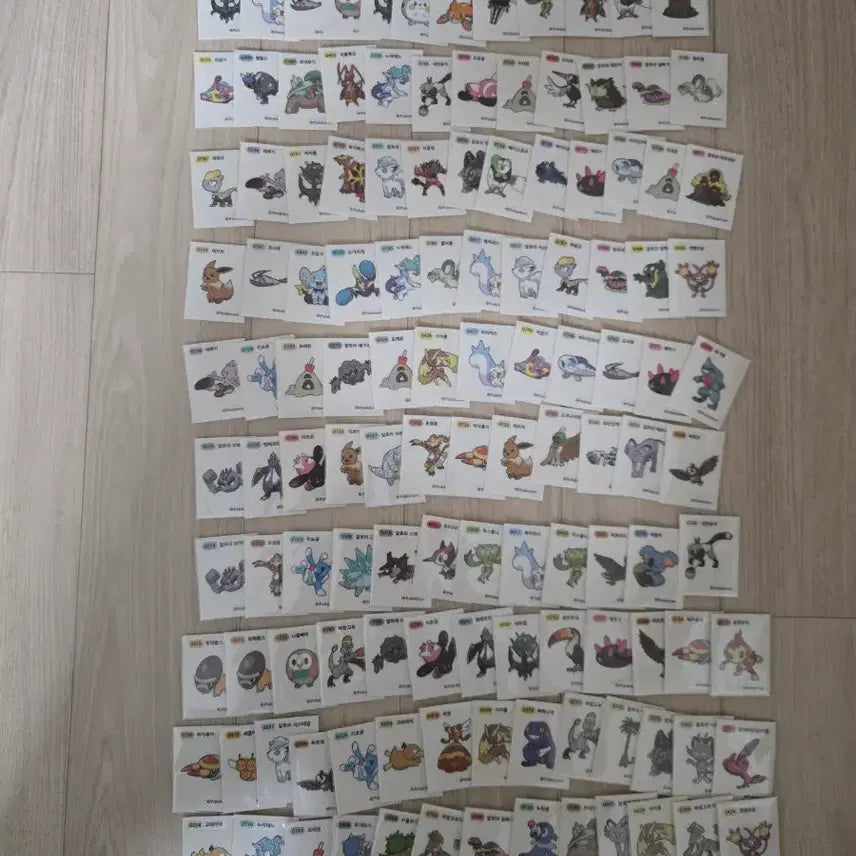 [BUNJANG] Pokemon Sticker Pack / 포켓몬 띠부씰 판매