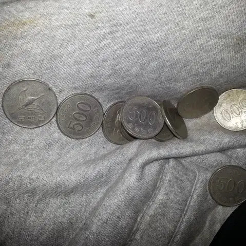 [BUNJANG] 1982 South Korean 500 Won Coins (10 pcs) / 500원 동전 10개 1982년 중고