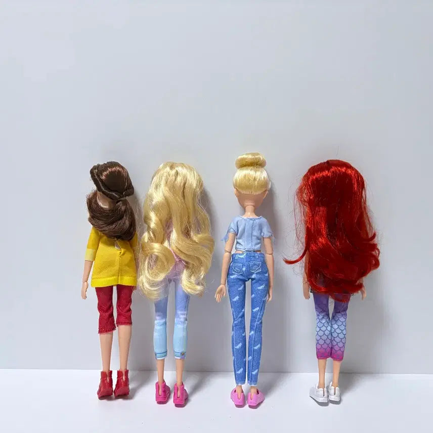 [BUNJANG] Disney Princess Dolls 4-Set / 디즈니 프린세스 인형 4종 세트